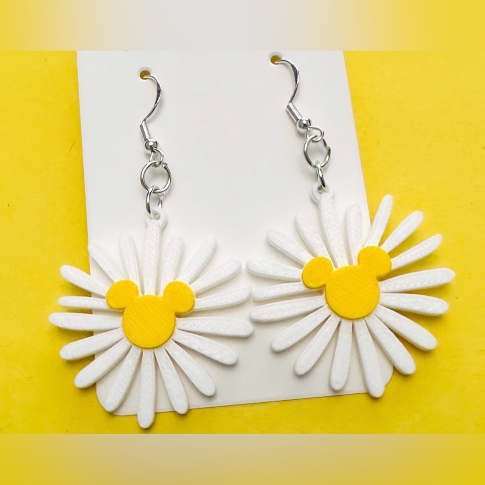 Mickey Daisy Flower Earrings